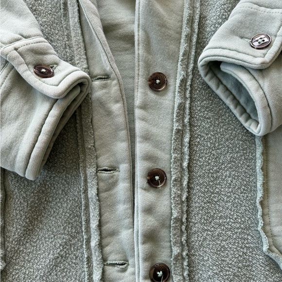 Free People Jordan Reverse Fleece Shacket - Picture 3 of 10